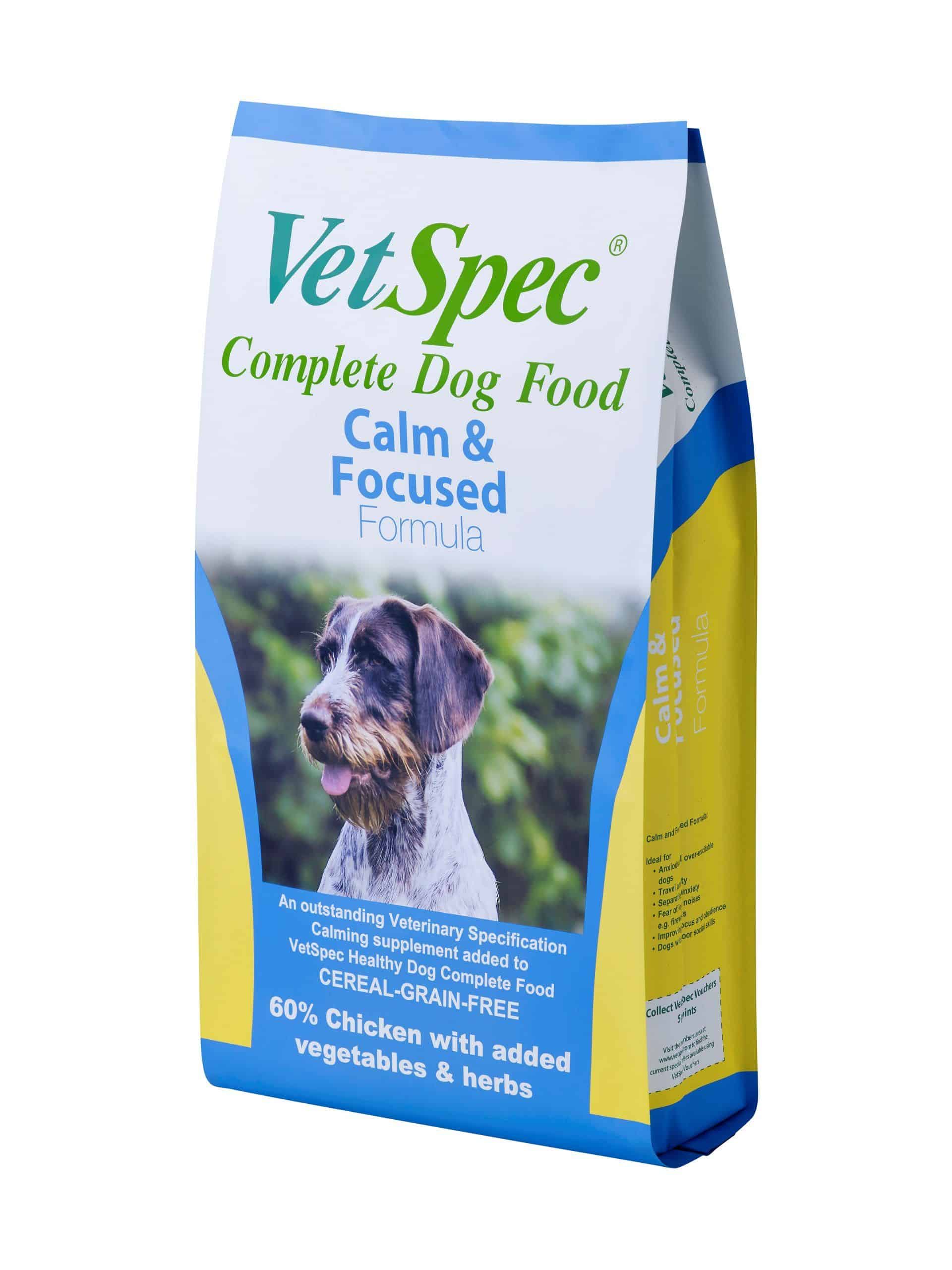 Bag of Vetspec Calm & Focused formula