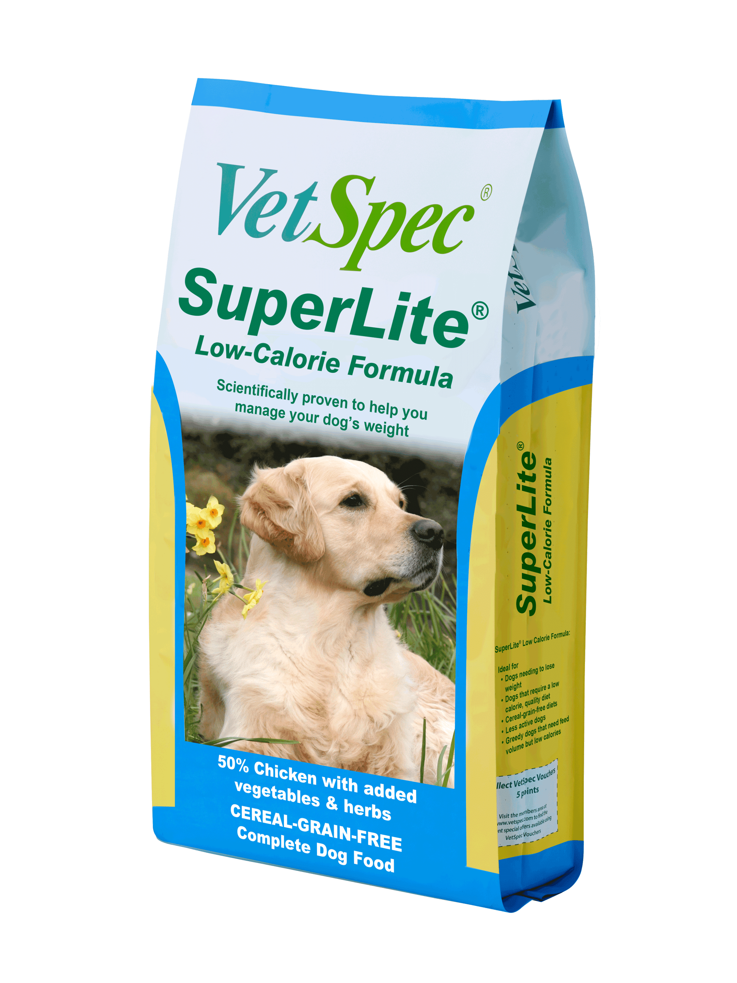 Bag of Vetspec Superlite Low Calorie Formula